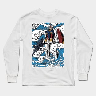 gundam rx 78-2 wave edition Long Sleeve T-Shirt